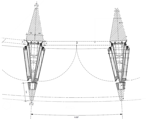 Architects drawings of auditorium entrance door detail